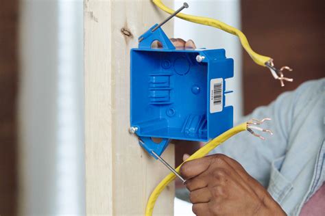 electrical junction box behind sheetrock|installing junction box in wall.